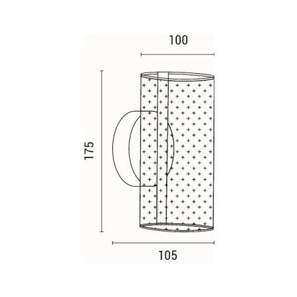 LED Wall light LED/8W/230V 3000K