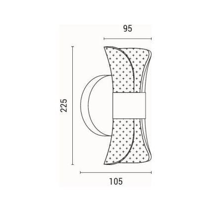 LED Wall light LED/8W/230V 3000K