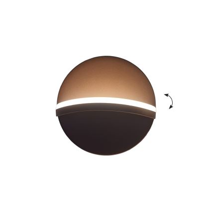 LED Wall Light LETTY LED/16W/230V brown