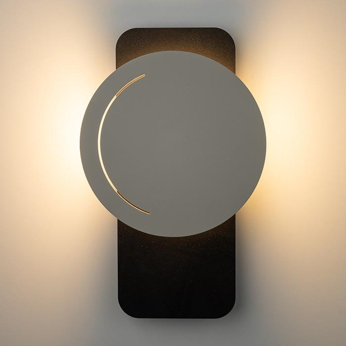LED Wall light LITO LED/7W/230V black/beige