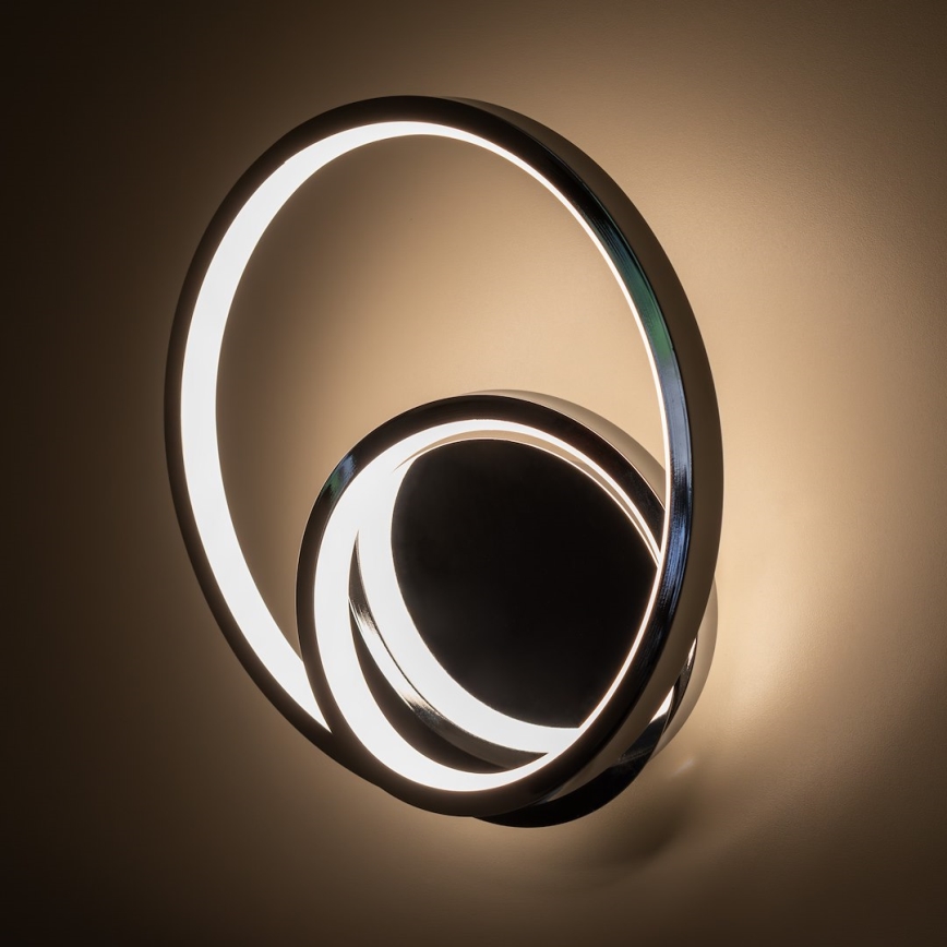LED Wall light LUCERO LED/13W/230V shiny chrome