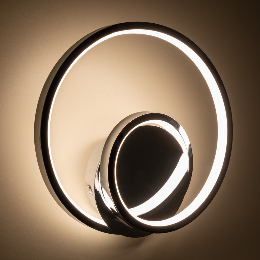 LED Wall light LUCERO LED/13W/230V shiny chrome