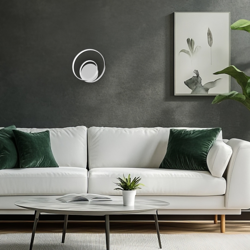 LED Wall light LUCERO LED/13W/230V shiny chrome