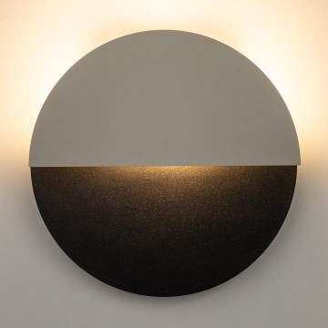 LED Wall light LUNA LED/7W/230V d. 26 cm black/beige