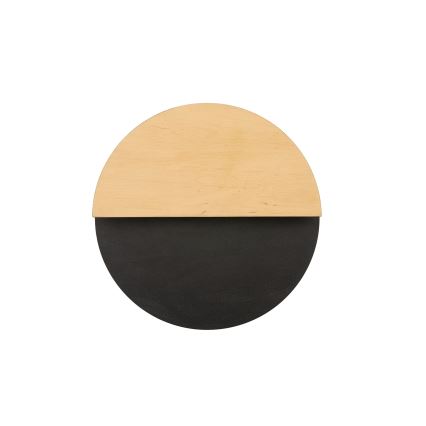 LED Wall light LUNA LED/7W/230V d. 26 cm black/beige