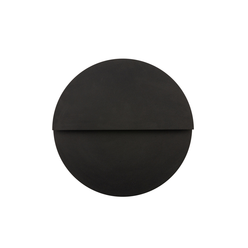 LED Wall light LUNA LED/7W/230V d. 26 cm black