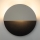 LED Wall light LUNA LED/7W/230V d. 36 cm black/beige