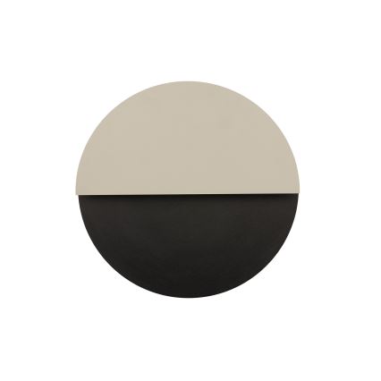 LED Wall light LUNA LED/7W/230V d. 36 cm black/beige