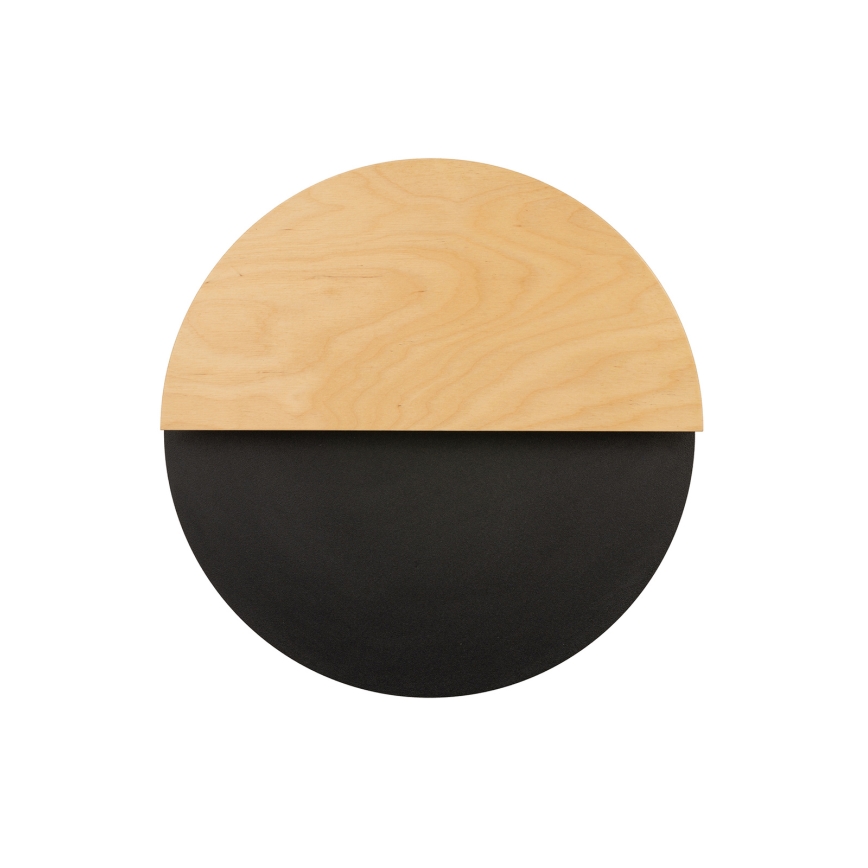 LED Wall light LUNA LED/7W/230V d. 36 cm black/beige