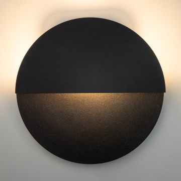 LED Wall light LUNA LED/7W/230V d. 36 cm black