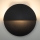 LED Wall light LUNA LED/7W/230V d. 36 cm black