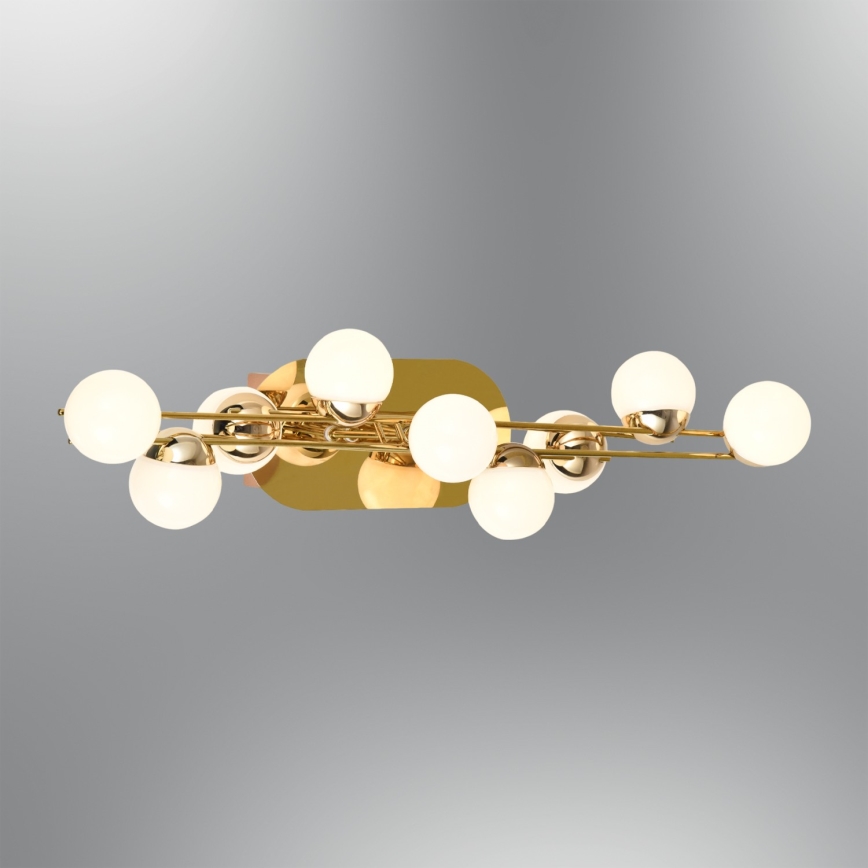 LED Wall Light MARS LED/12W/230V 3000K Gold