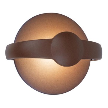LED Wall Light MAYORKA LED/12W/230V Brown