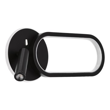 LED Wall light MONET LED/13W/230V + LED/2W 3000/4000/6000K black
