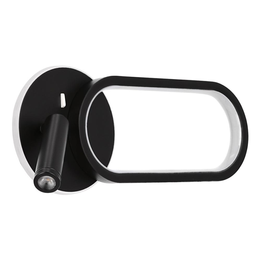 LED Wall light MONET LED/13W/230V + LED/2W 3000/4000/6000K black