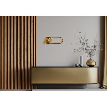 LED Wall light MONET LED/13W/230V + LED/2W 3000/4000/6000K gold