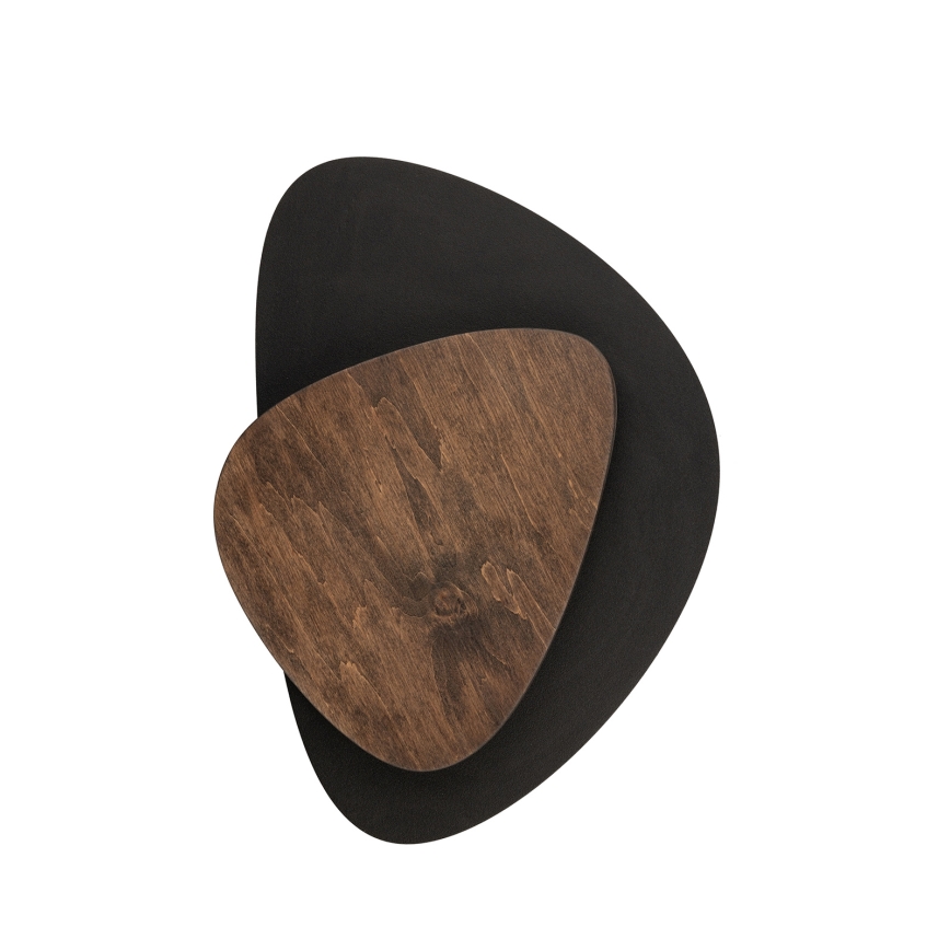 LED Wall light PEDRA LED/7W/230V black/brown
