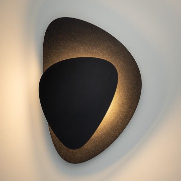 LED Wall light PEDRA LED/7W/230V black