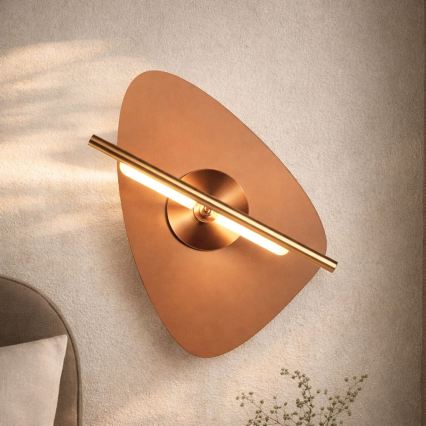 LED Wall Light RELAX LED/5W/230V Gold/Smoky Brown