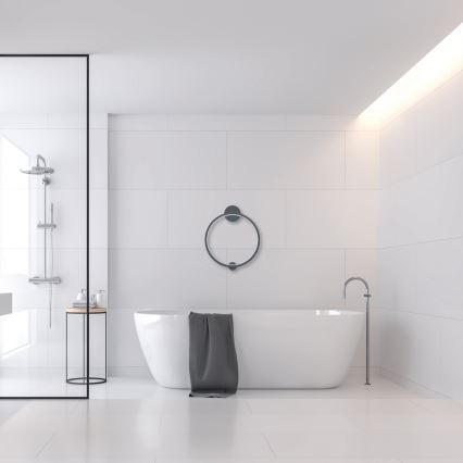 LED Wall light SATURNO LED/25W/230V d. 50 cm IP44 anthracite