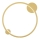 LED Wall light SATURNO LED/25W/230V d. 50 cm IP44 gold