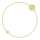 LED Wall light SATURNO LED/46W/230V d. 80 cm IP44 gold