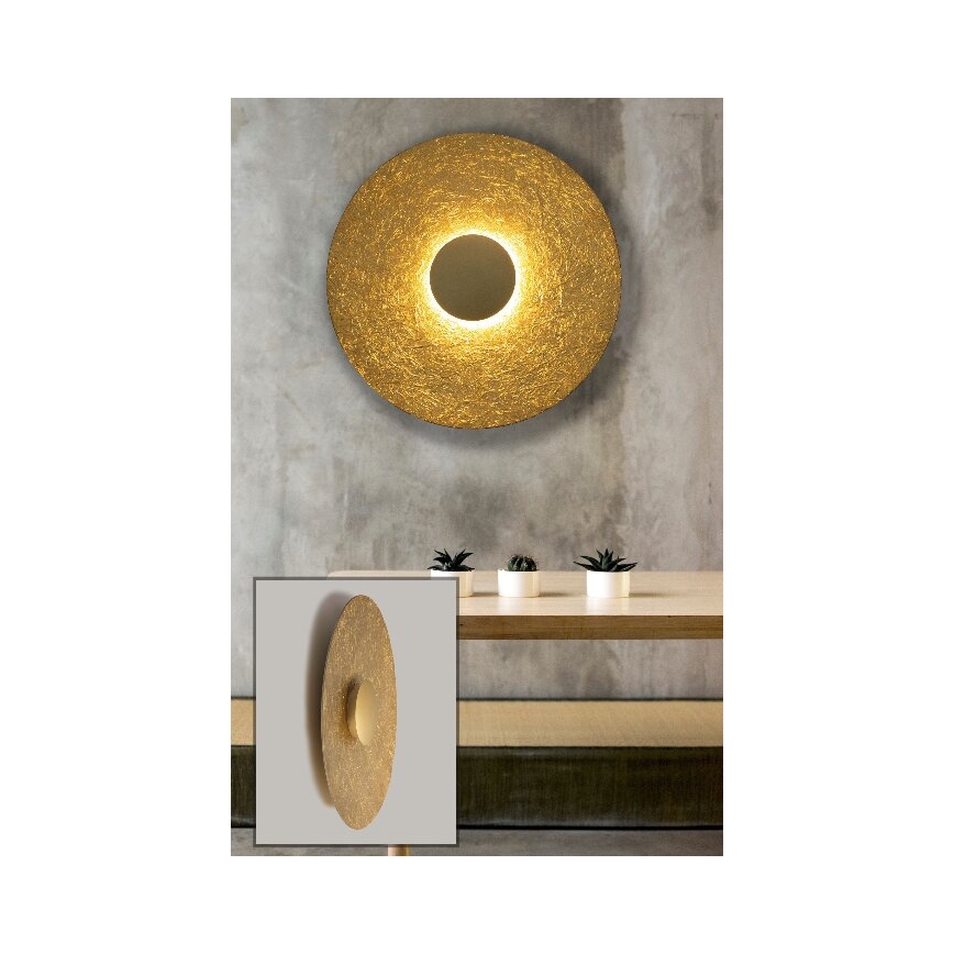 LED Wall light SOLE LED/16W/230V d. 65 cm gold