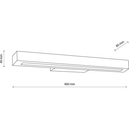 LED Wall light TEO LED/8W/230V 3000K pine