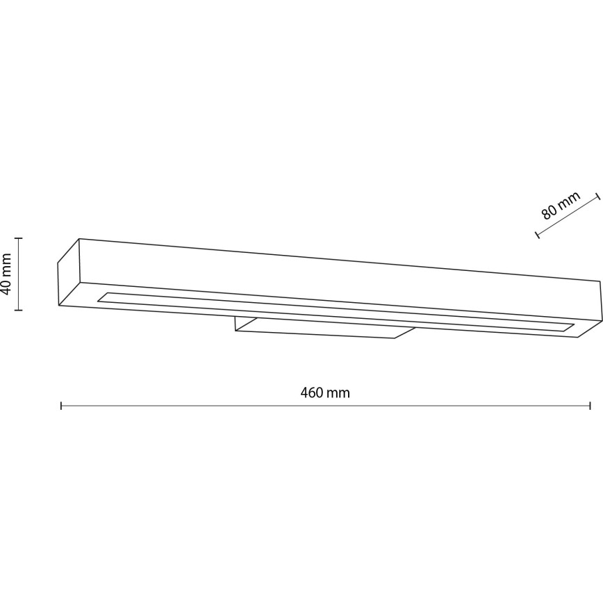 LED Wall light TEO LED/8W/230V 3000K pine