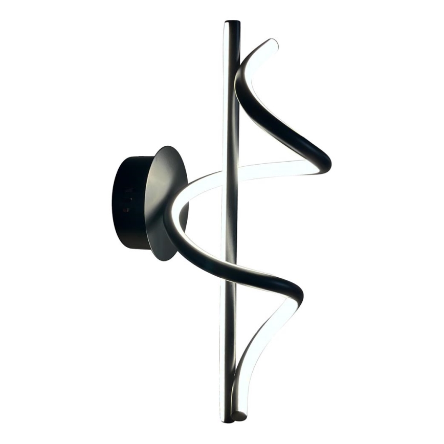 LED Wall light TWIST LED/12W/230V black