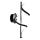 LED Wall light TWIST LED/12W/230V black