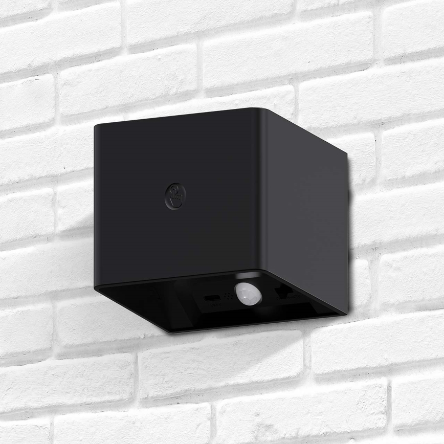 LED Dimmable wall touch light with sensor MIRI LED/2,5W/3,7V 3000/4000/6400K 4000 mAh black
