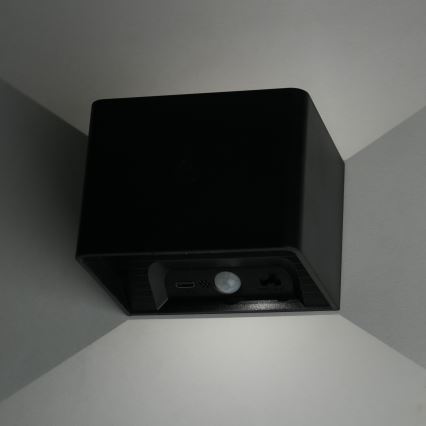 LED Dimmable wall touch light with sensor MIRI LED/2,5W/3,7V 3000/4000/6400K 4000 mAh black
