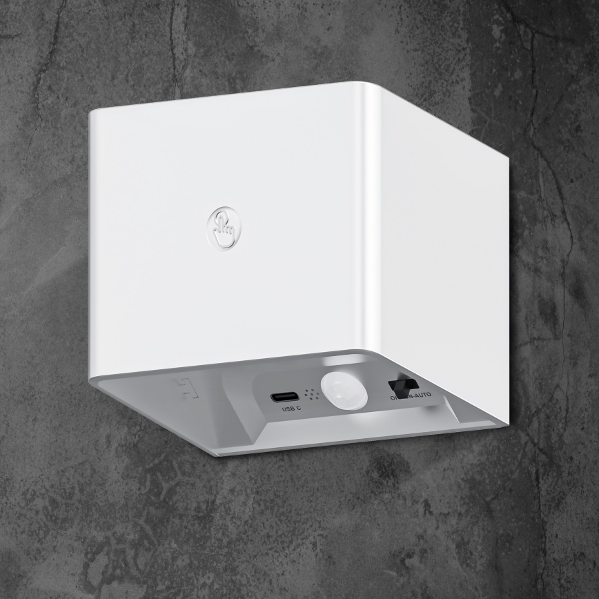 LED Dimmable wall touch light with sensor MIRI LED/2,5W/3,7V 3000/4000/6400K 4000 mAh white