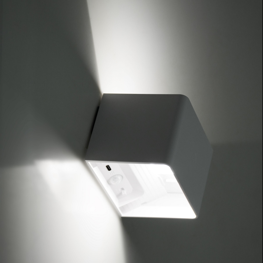 LED Dimmable wall touch light with sensor MIRI LED/2,5W/3,7V 3000/4000/6400K 4000 mAh white