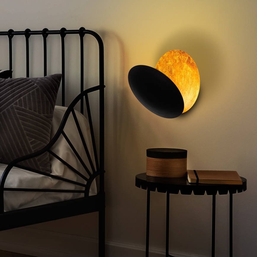 LED Wall light YOSMA LED/5W/230V 3000K black/copper