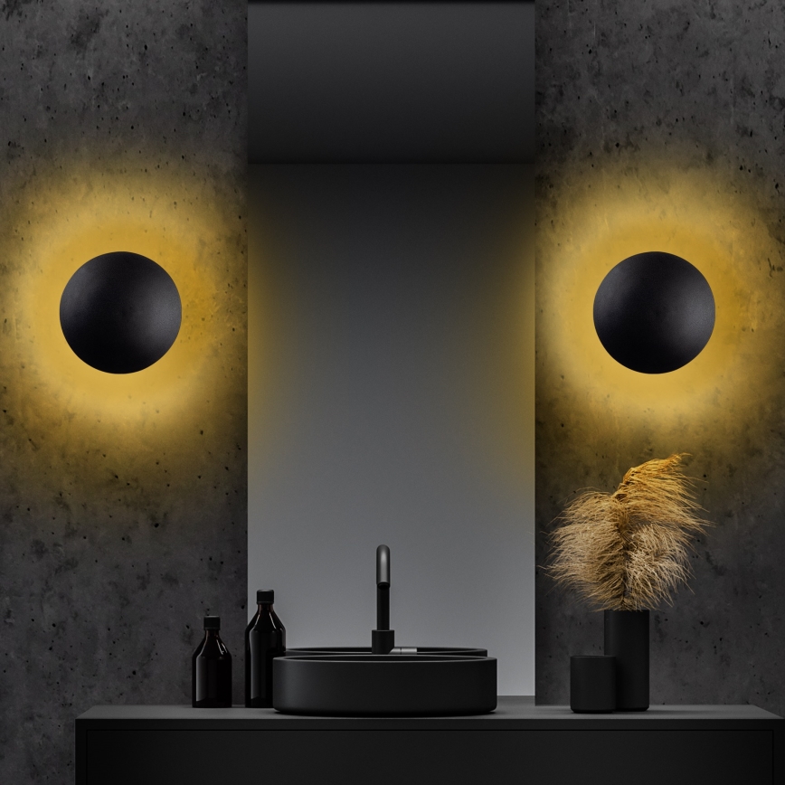 LED Wall light YOSMA LED/5W/230V 3000K black/copper