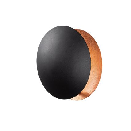LED Wall light YOSMA LED/5W/230V 3000K black/copper