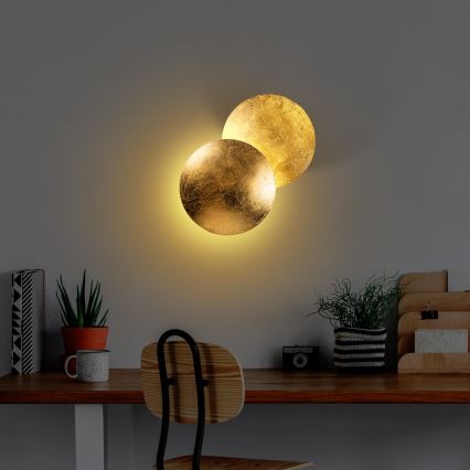 LED Wall light YOSMA LED/5W/230V 3000K gold