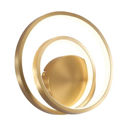LED Wall Light ZEFIRA LED/14W/230V 4000K Gold