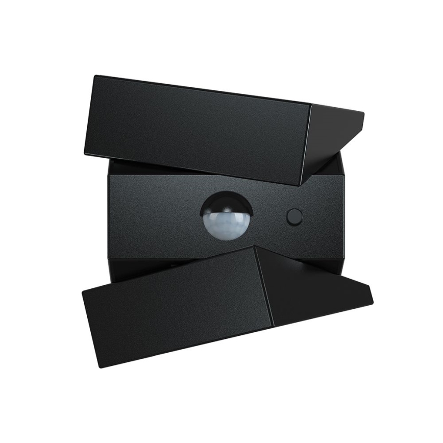 LED Wall-Mounted Solar Light with Sensor LED/2,5W/3,7V 3000/4000/6000K IP65 1200 mAh Black