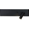 LED wall-mounted spotlight RESORT LED/10W/230V + LED/3W, black, right-hand