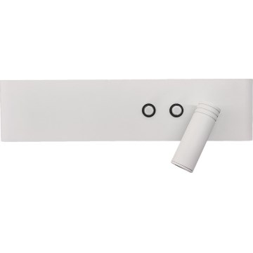 LED wall-mounted spotlight RESORT LED/10W/230V + LED/3W white right
