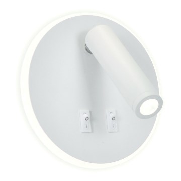 LED Wall spotlight IRIS LED/12W/230V 3000K white