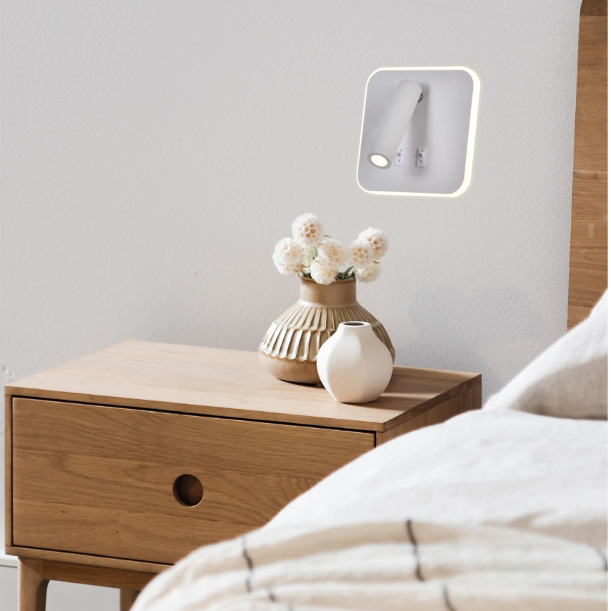 LED Wall spotlight IRIS LED/14W/230V 3000K white