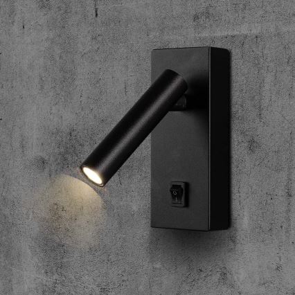 LED Wall spotlight LED/2W/230V 4000K black
