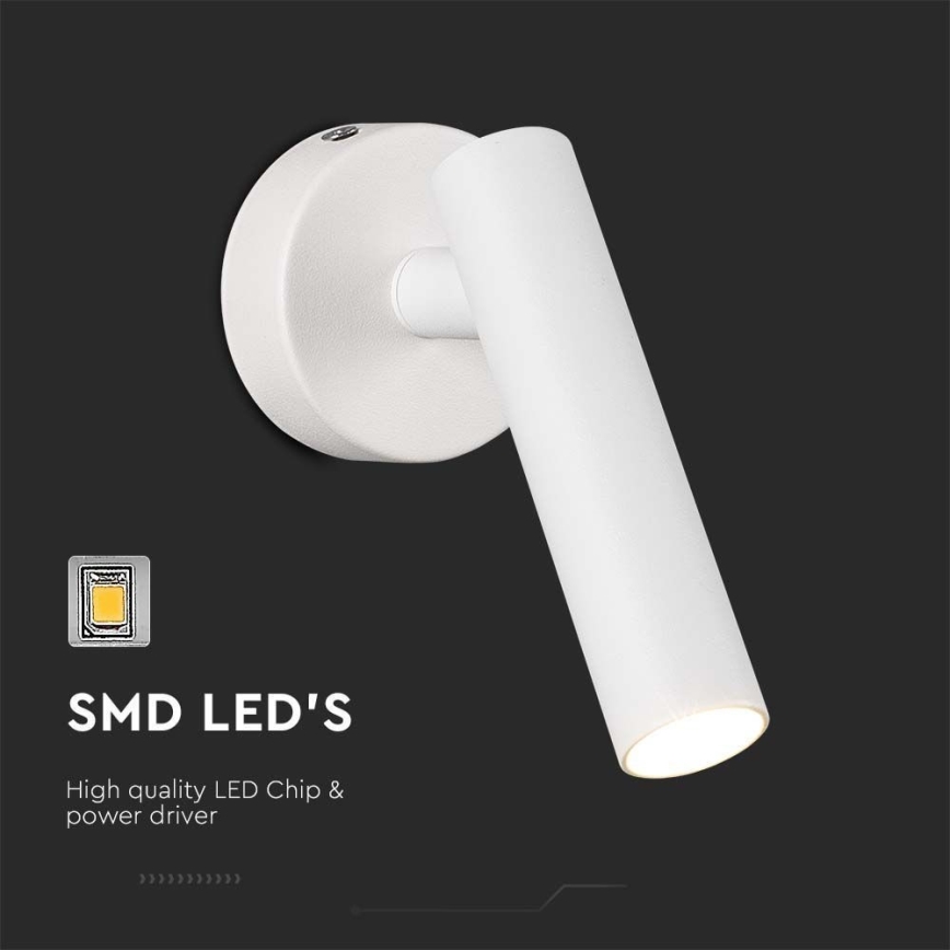 LED Wall spotlight LED/2W/230V 4000K white