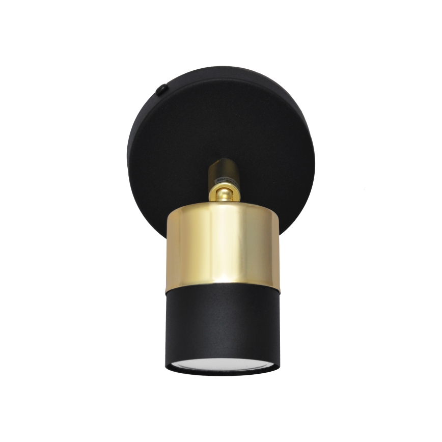 LED Wall spotlight TUBSSON 1xGU10/4,8W/230V black/gold