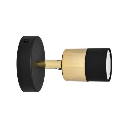 LED Wall spotlight TUBSSON 1xGU10/4,8W/230V black/gold