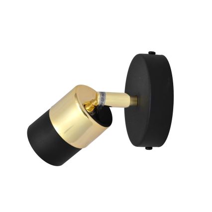 LED Wall spotlight TUBSSON 1xGU10/4,8W/230V black/gold